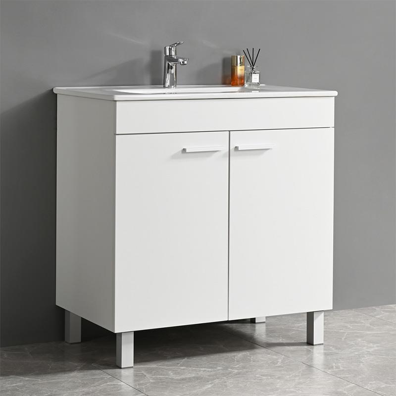 MUEBLE BAÑO BLANCO SERIE INGRID BENOTTI 80X46X85 CM