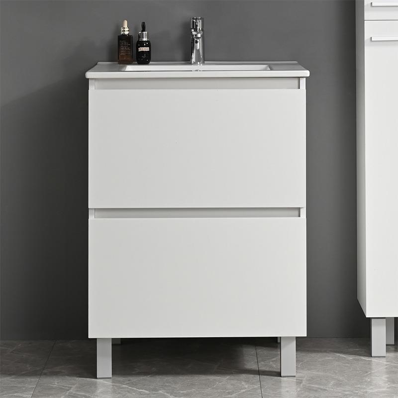 MUEBLE BAÑO BLANCO SERIE LETIZIA BENOTTI 60X46X85 CM