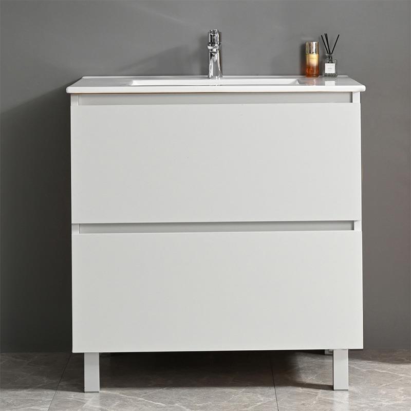 MUEBLE BAÑO BLANCO SERIE LETIZIA BENOTTI 80X46X85 CM