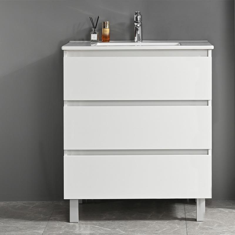 MUEBLE BAÑO BLANCO SERIE RANIA BENOTTI 80X46X85 CM