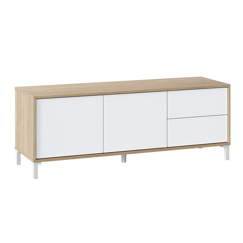 MUEBLE TV 47X130X41CM BROOKLYN 2P+2C R.CANADIAN/BL ARTIK MOMI