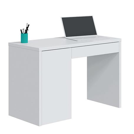 Mesa de ordenador reversible en blanco