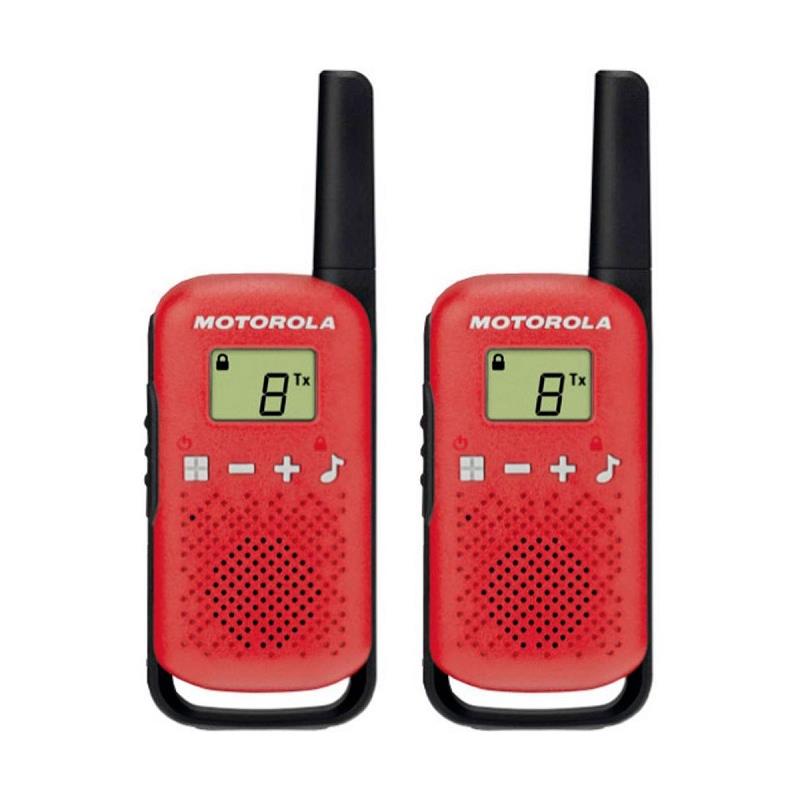 WALKIE-TALKIE TLKR-T42 ROJO PACK 2 MOTOROLA