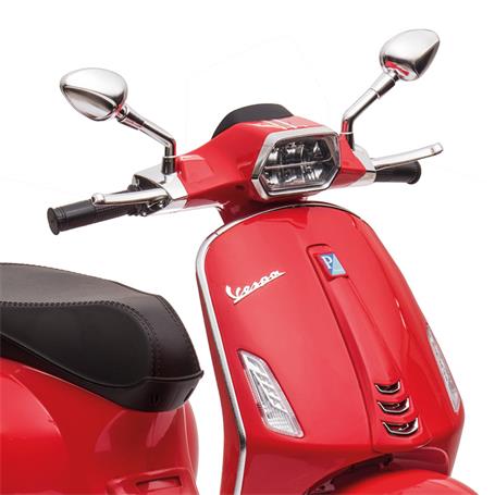 Moto eléctrica Vespa Roja