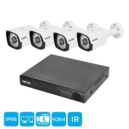 Kit Cámaras Videovigilancia Seguridad Vigilancia CCTV
