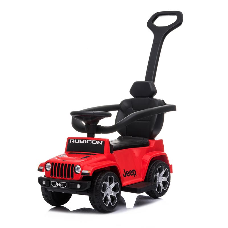 COCHE BATERIA PARA PASEAR BEBES JEEP WANGLER RUBICON ROJO