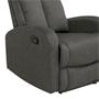 SOFÁ RELAX RECLINABLE 1 PLAZA 100X95X75CM GRIS OSCURO MOMI