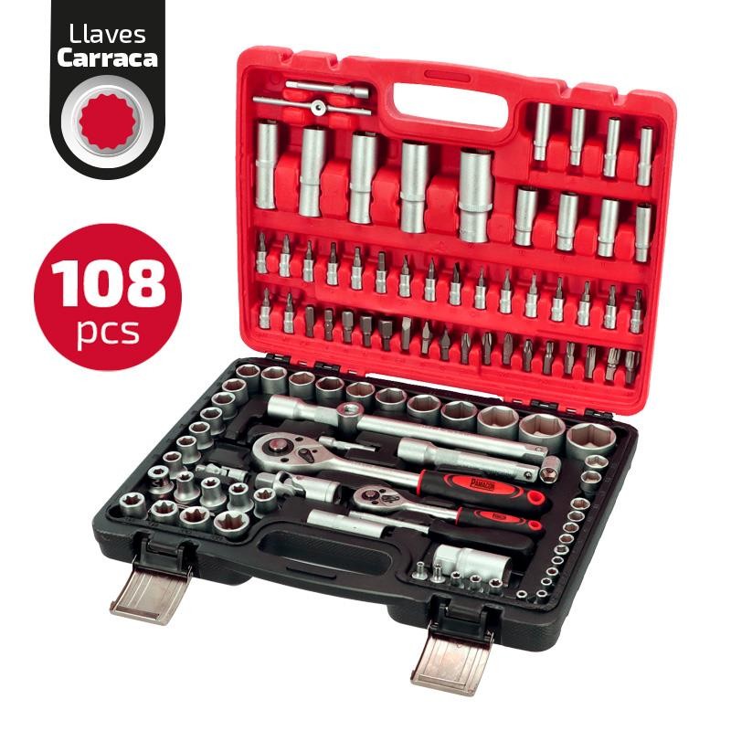 JBM 53730 - Estuche de herramientas profesional con 216 piezas con vasos