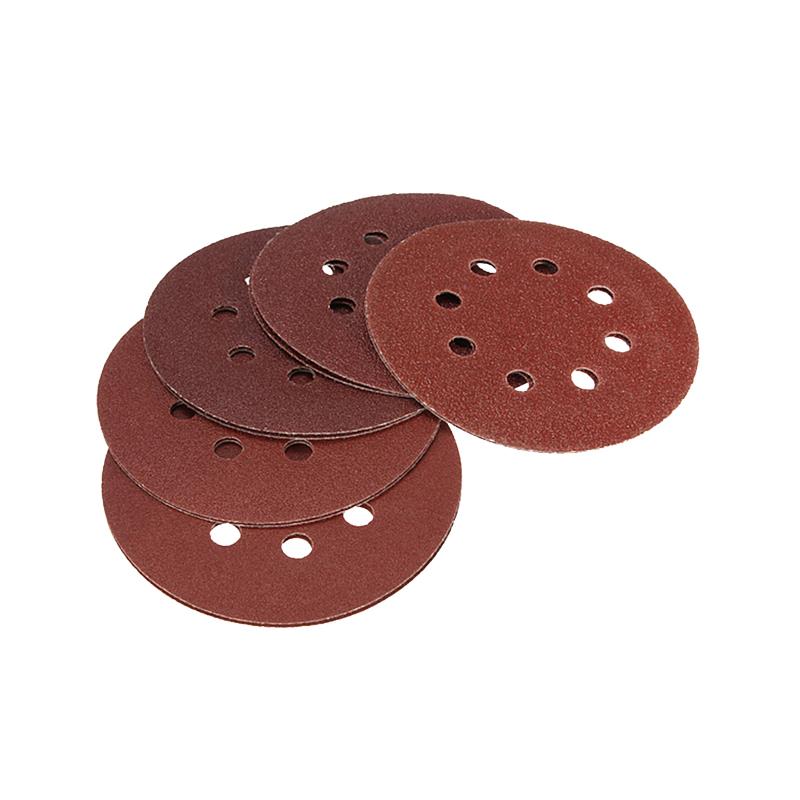 PACK 5 LIJA 125MM GR120 VELCRO AICER