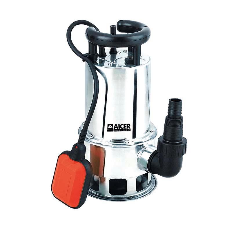 BOMBA INOX SUMERGIBLE AGUAS SUCIAS 750W AICER