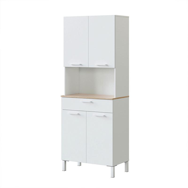 MUEBLE AUXILIAR COCINA 4P +1CAJÓN 186X72X40CM BL.ARTIK/R.CANADIAN MOMI