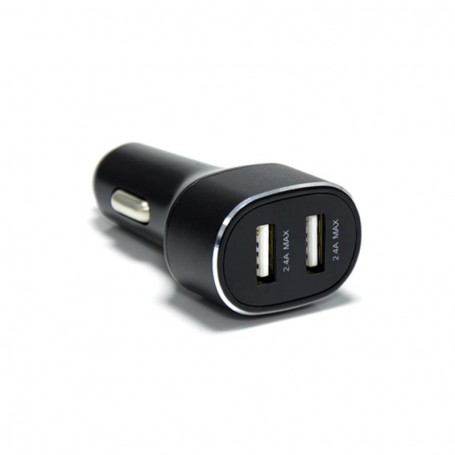 CARGADOR USB + MECHERO COCHE USB UNIVERSAL PARA MOVIL / SMARTPHONE 14 EN 1  MINI MAX NEGRO