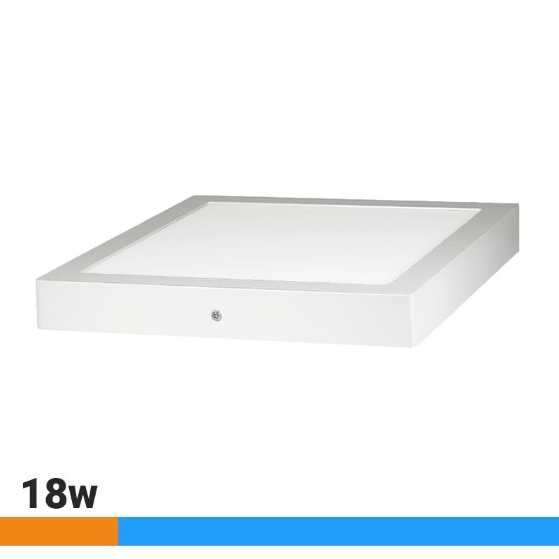 DOWNLIGHT CUADRADO SOBREPUESTO 18W LUZ FRÍA AIRMEC