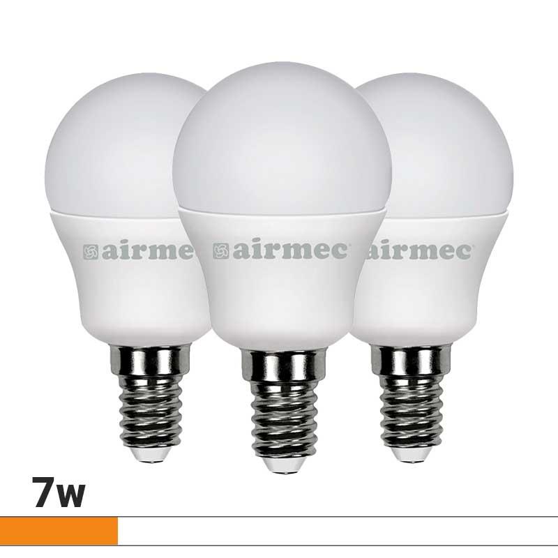 G45 7W LUZ BLANCA E14 PACK 3 PCS LEDS AIRMEC