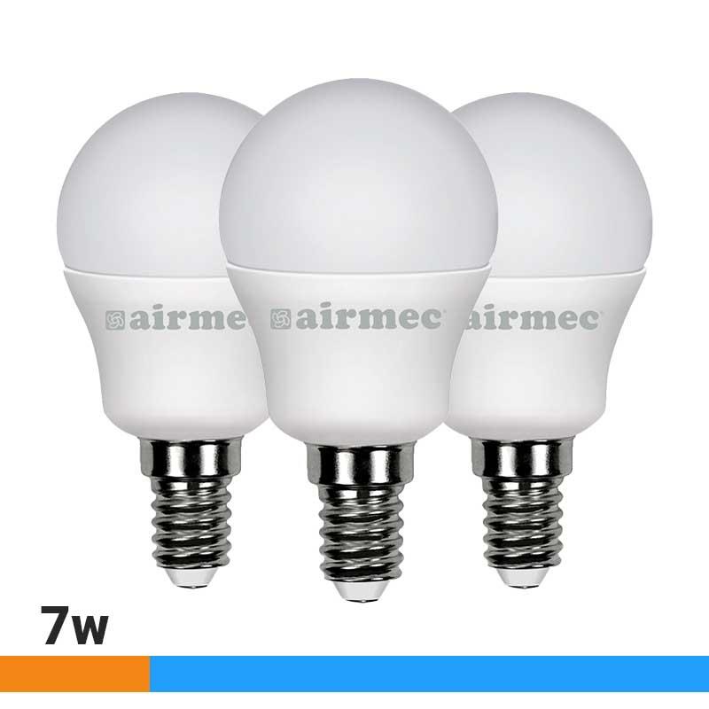 G45 7W LUZ FRÍA E14 PACK 3 PCS LEDS AIRMEC