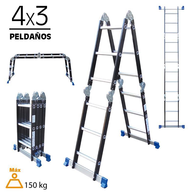 ESCALERA MULTIPOSICION 4X3 AIRMEC