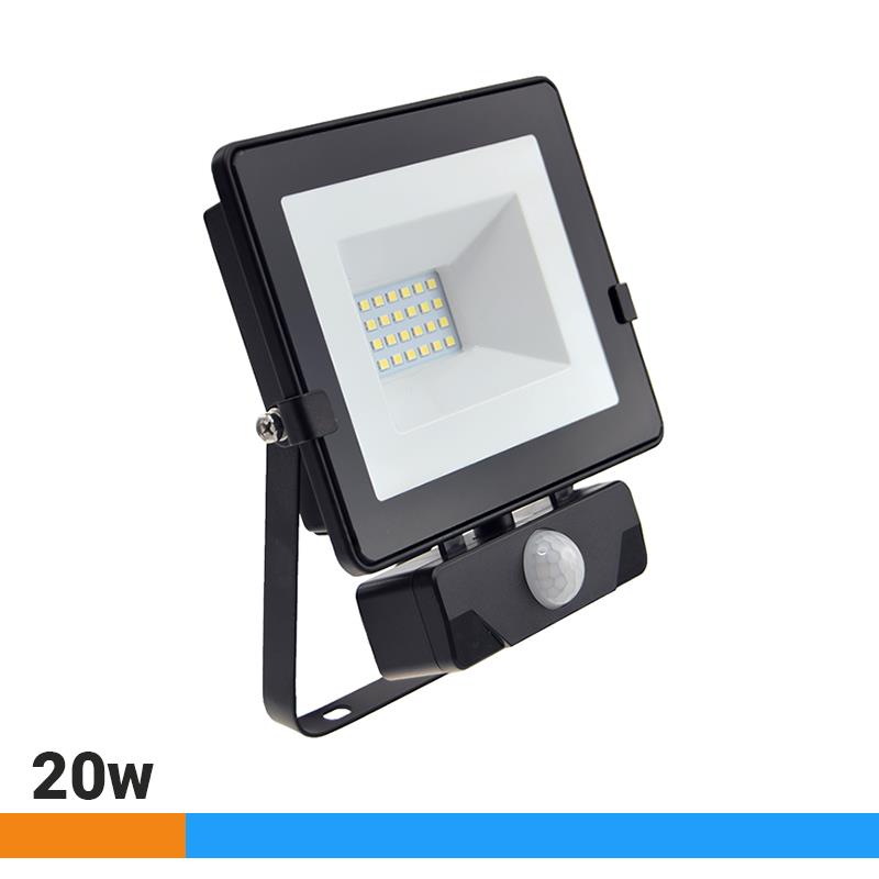 FOCO LED CON SENSOR 20W 1.600 LUMENS LUZ FRIA AIRMEC