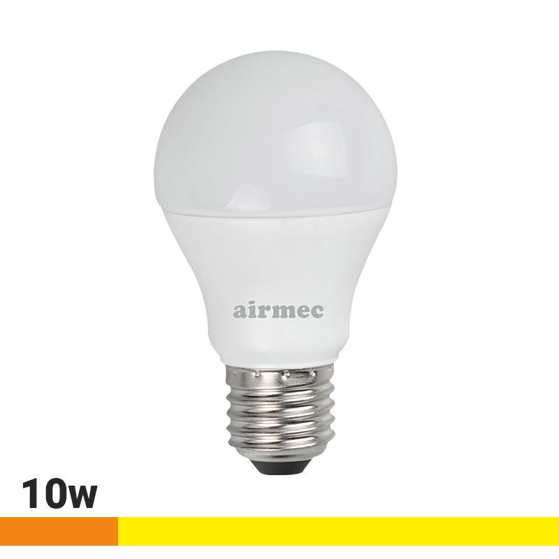 A60 10W LUZ CÁLIDA E27 1 PC CARTON LEDS AIRMEC