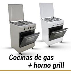 Cocinas gas y Horno grill